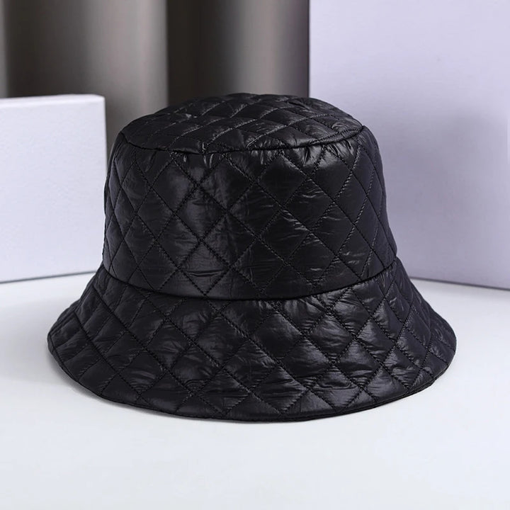 Quilted Satin Bucket Hat