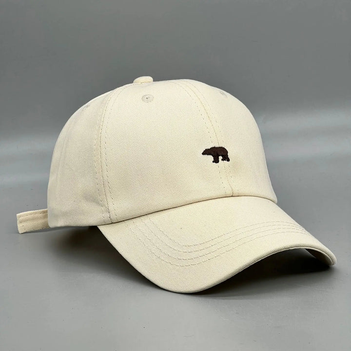 Vexior Cotton Baseball Cap with Polar Bear Embroidery
