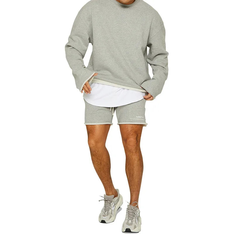 Luxe Leisure Set - Sweater & Shorts Combo