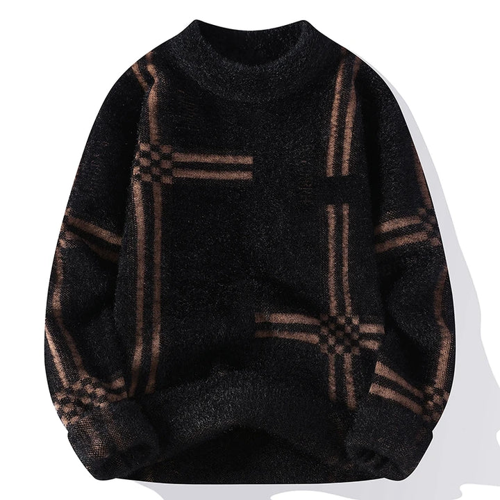 Timeless Geometric Knit Sweater