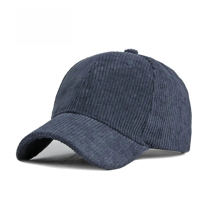 Nylora Corduroy Baseball Cap - Unisex Adjustable Snapback