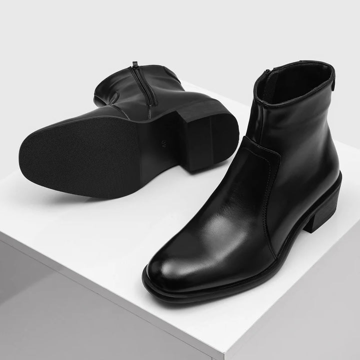 Men's Leather Chelsea Boots - Business Casual Ankle Boots