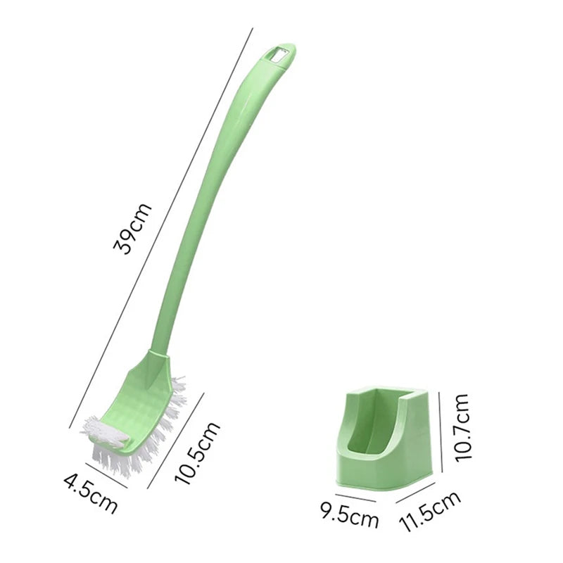 Modern Curved Toilet Brush Set