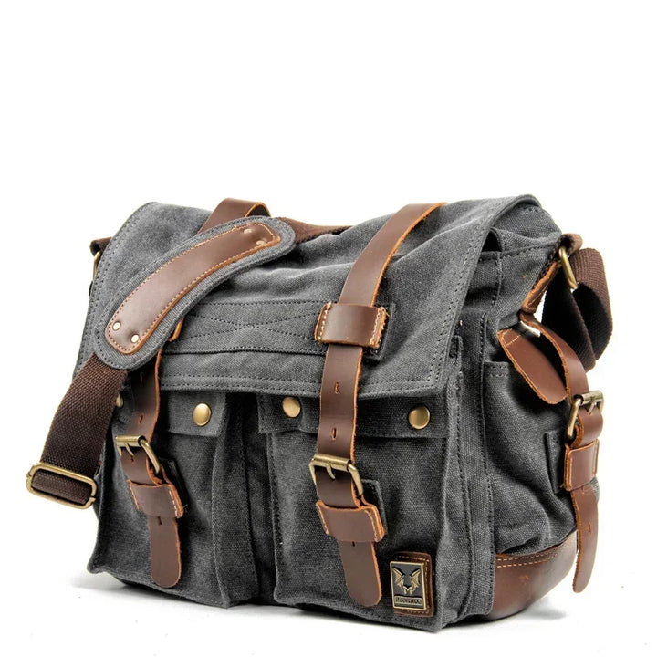 Vintage Canvas Messenger Bag