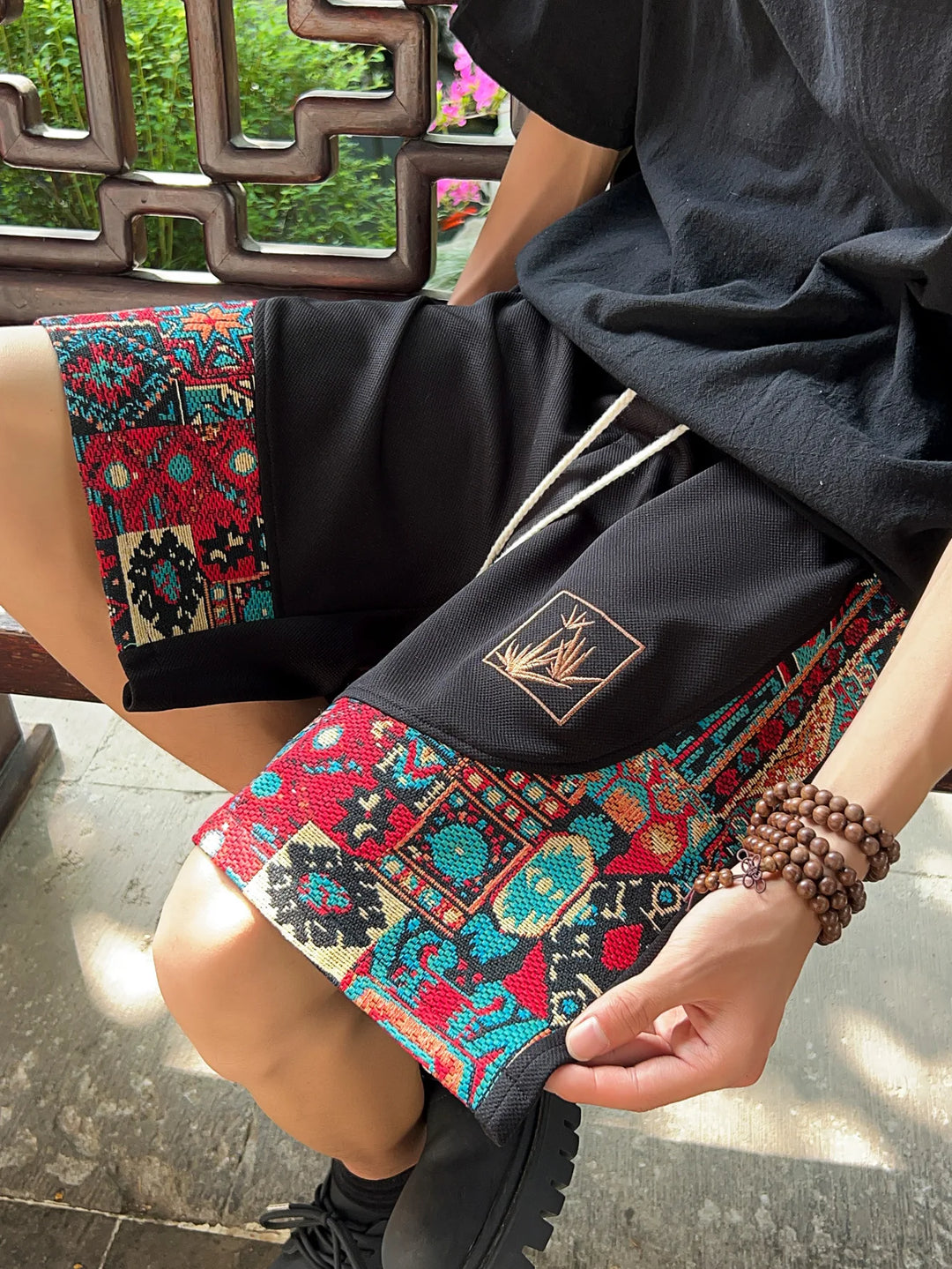 Riviera Embroidered Shorts