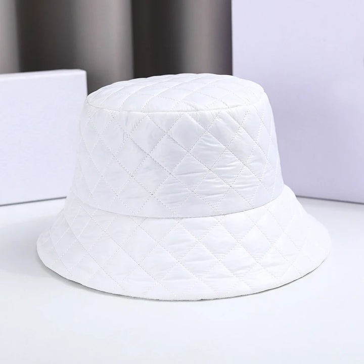 Quilted Satin Bucket Hat