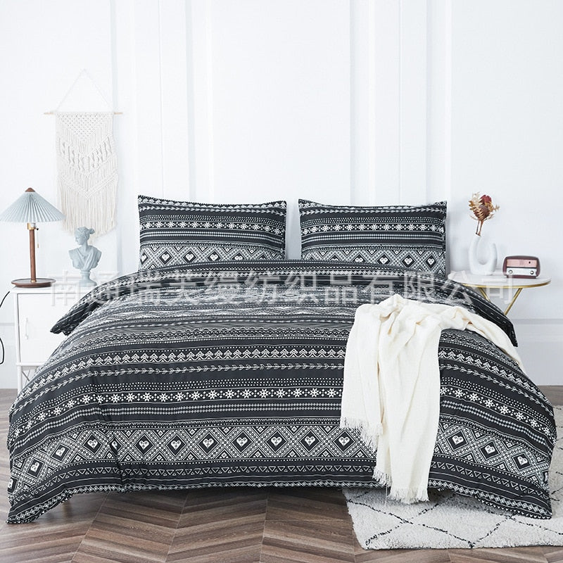 Bohemian Geometric Bedding.