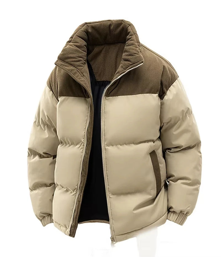 Men's Winter Jacket -Warm Cotton Jacket Fleece Lined