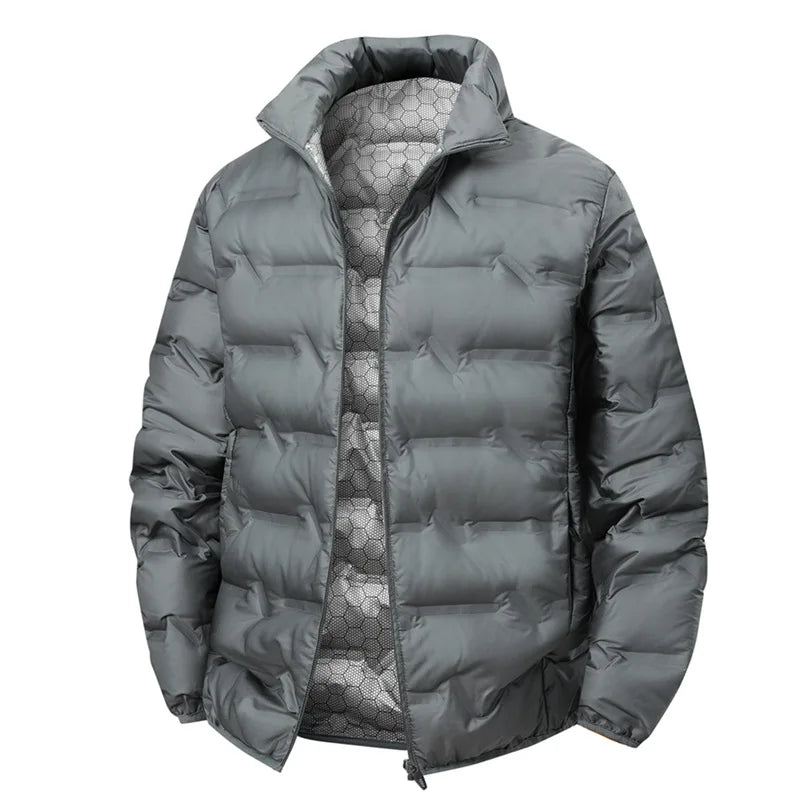 Men's Duck Down Puffer Jacket - Waterproof Windproof Winter Jacket