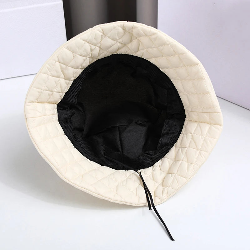 Quilted Satin Bucket Hat