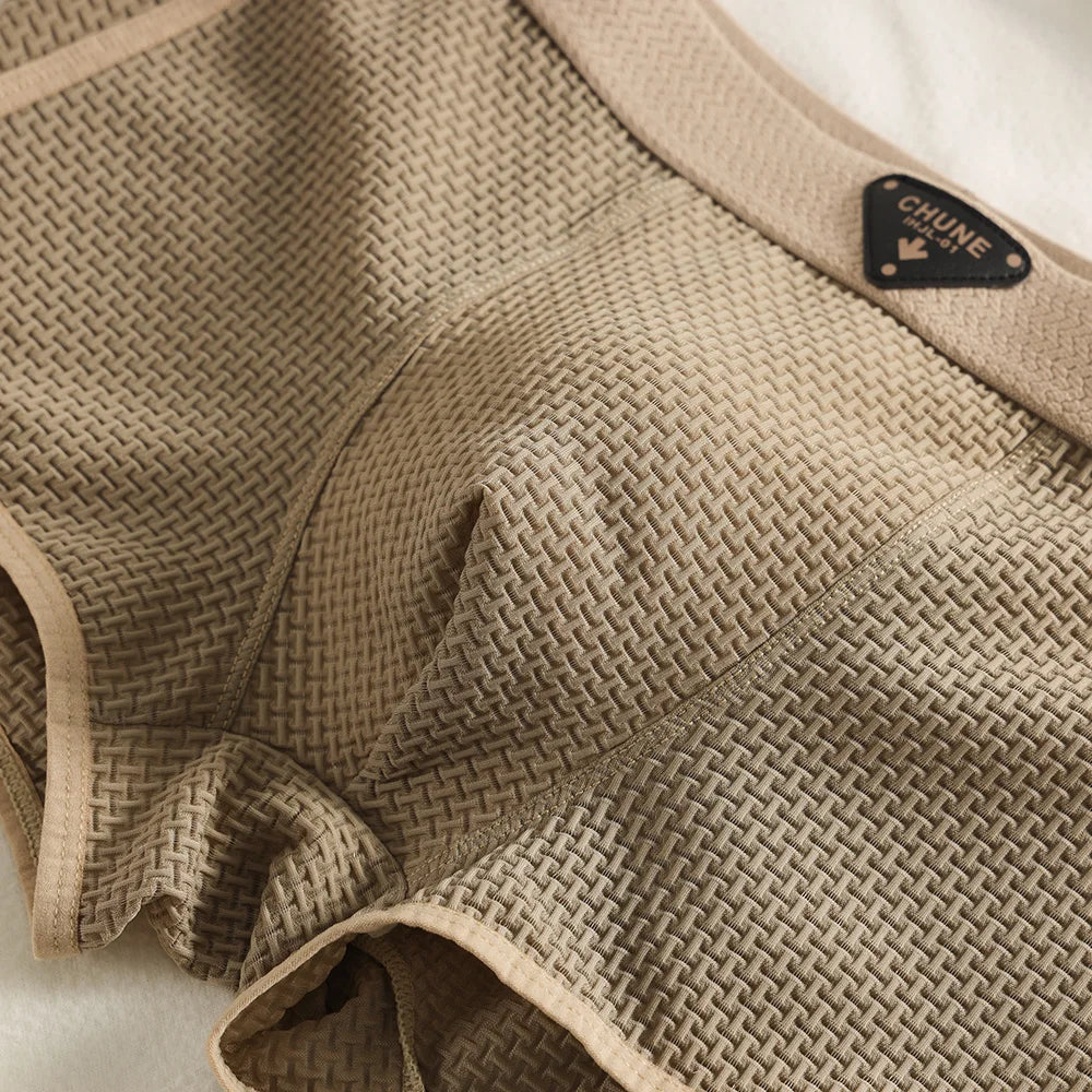 Breeze Plaid Silk Boxers