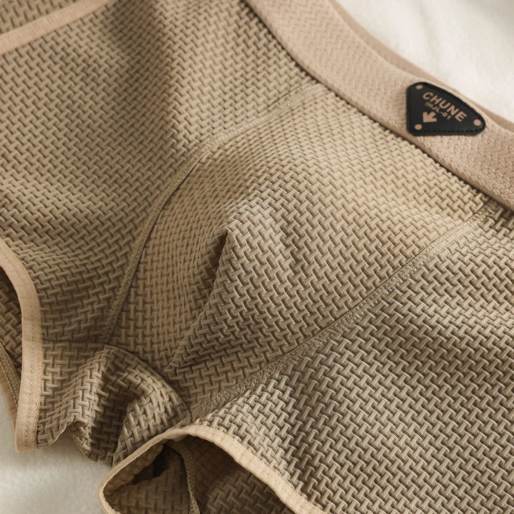 Breeze Plaid Silk Boxers