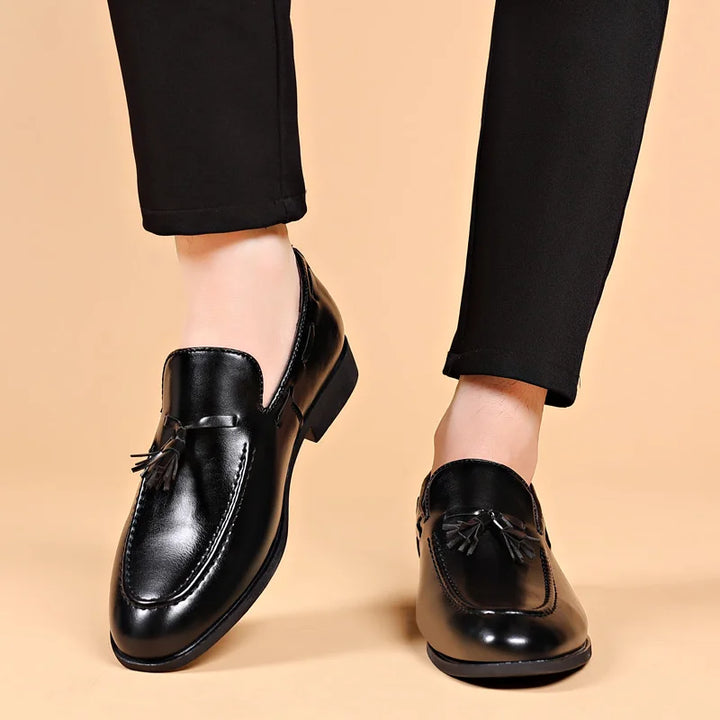 Polished Tassel Loafers