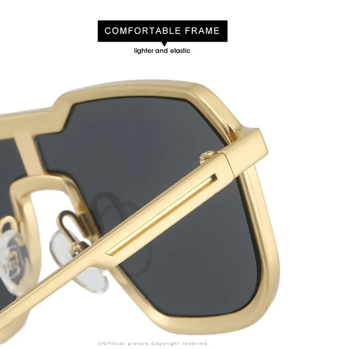 Geometric Aviator Shades