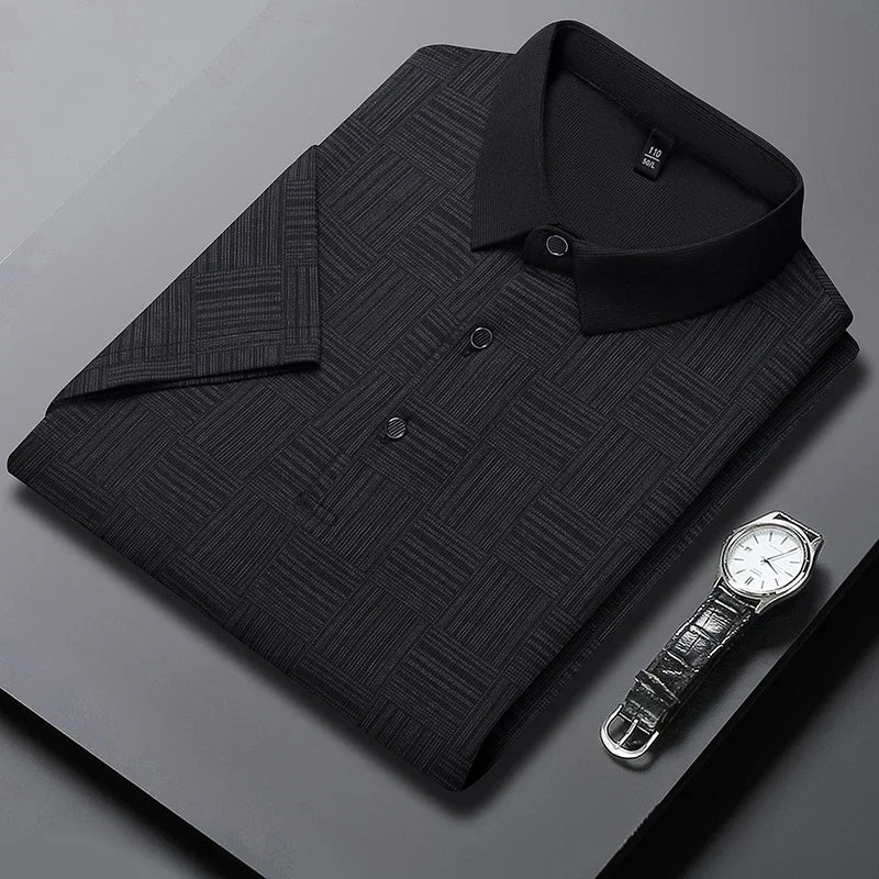 Veridon Men's Business Casual Polo Shirt - Short Sleeve