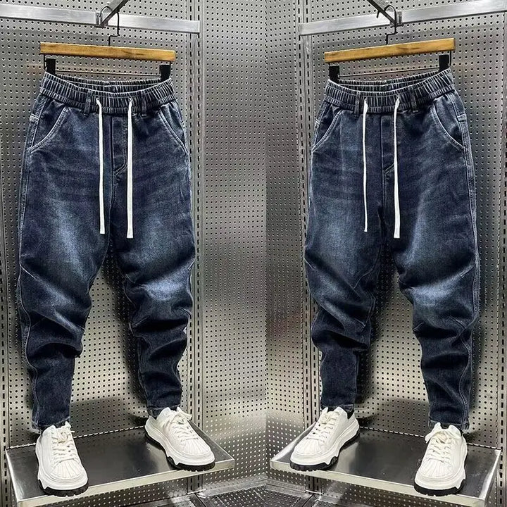 Denim Jogger Pants