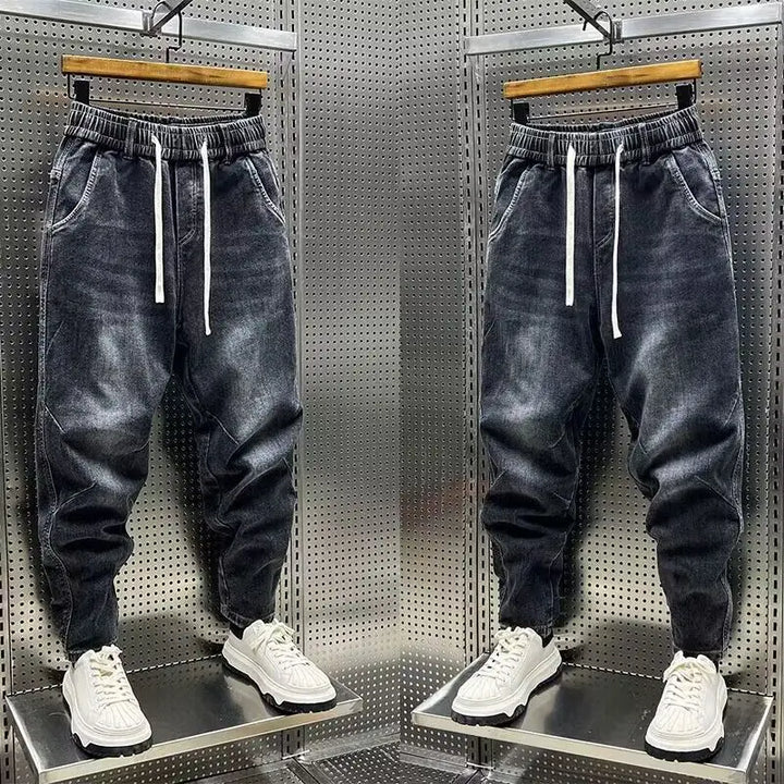 Denim Jogger Pants