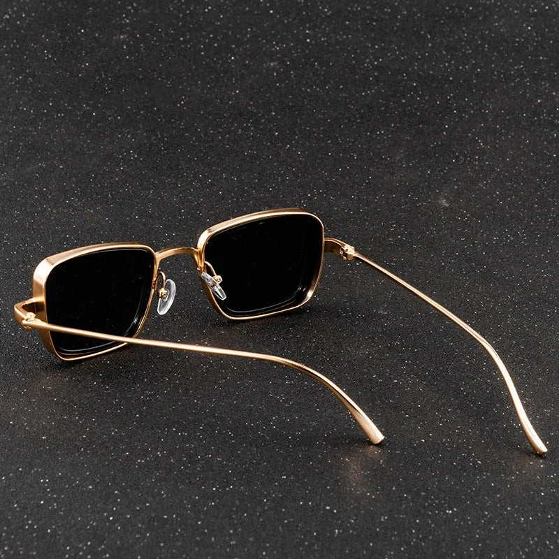 Square Gold Sunglasses