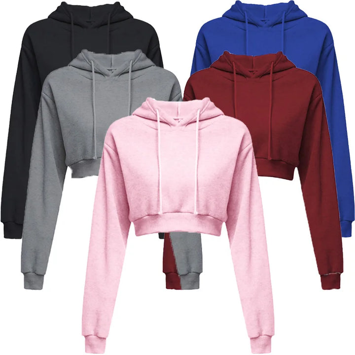 Essential Cropped Hoodie