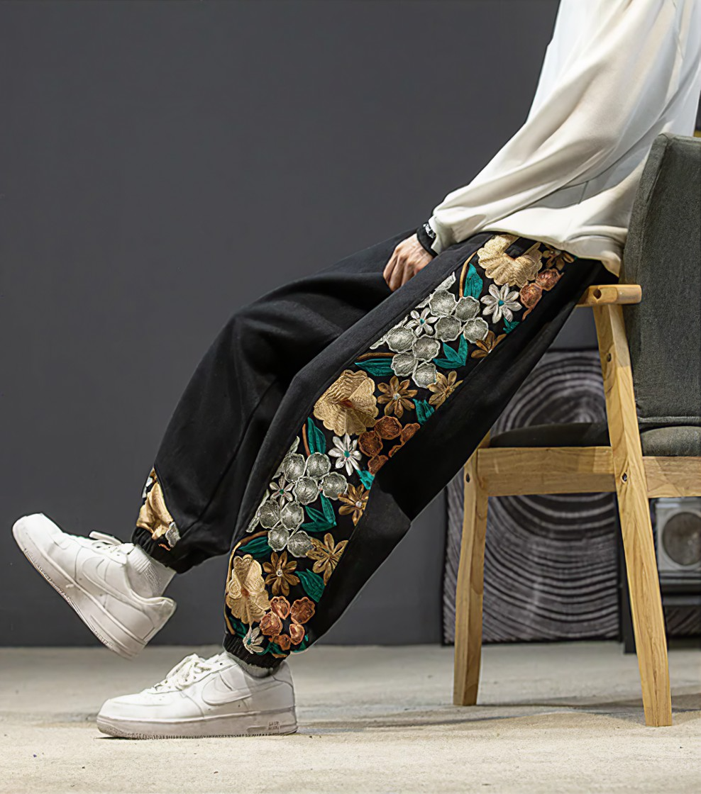 Harajuku Patchwork Oversized Joggers