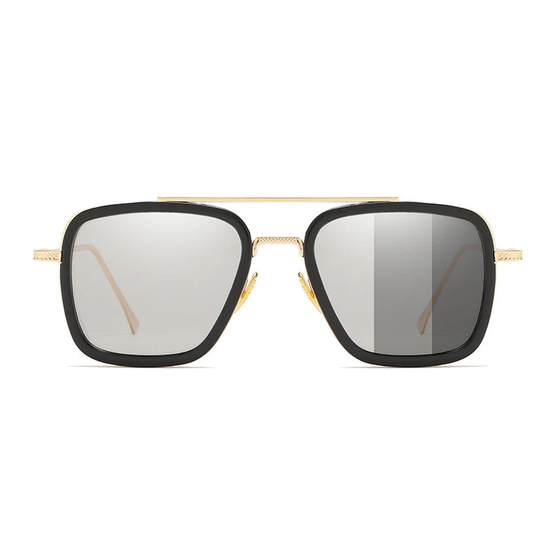 Modern Square Aviator Sunglasses