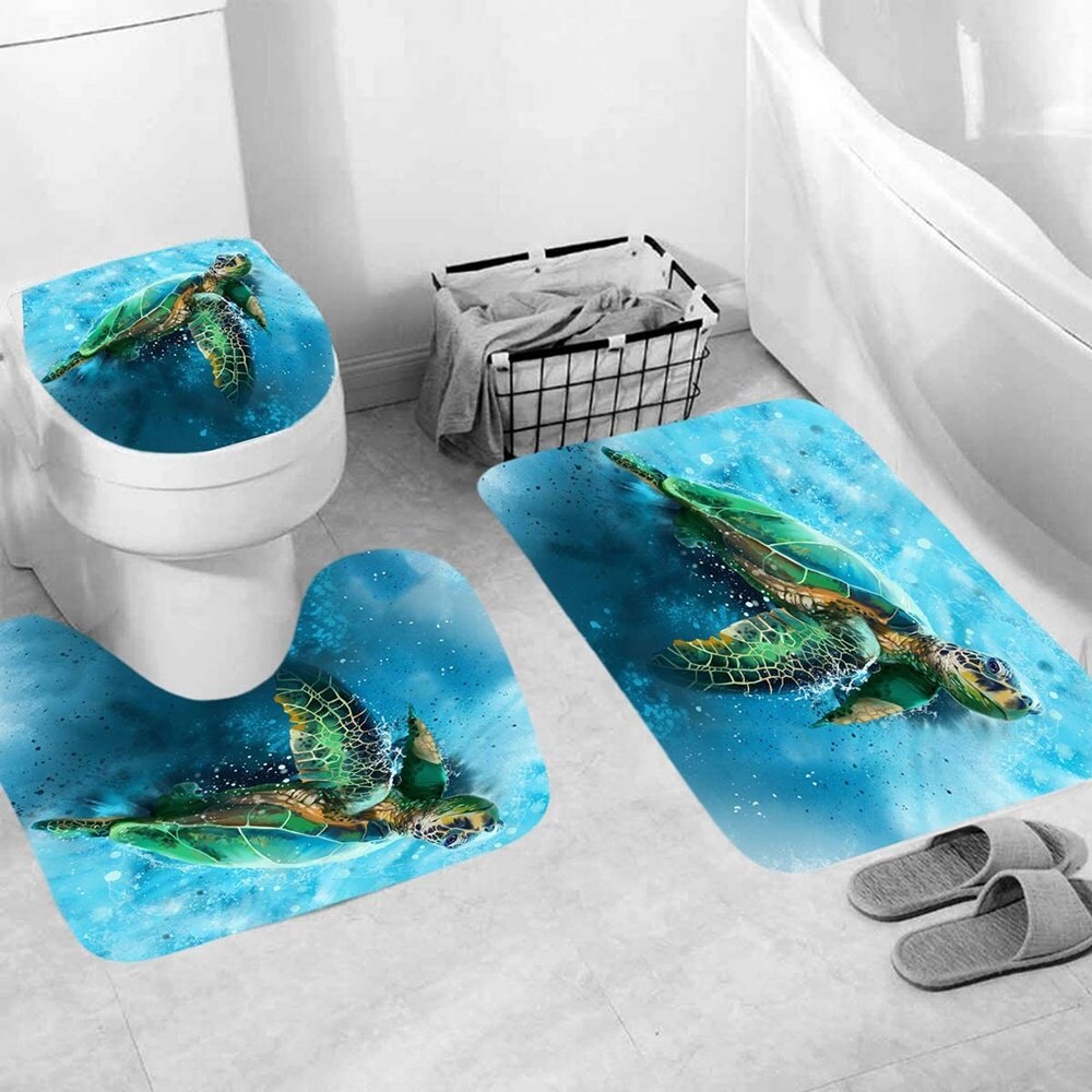 Sea Turtle Shower Curtain