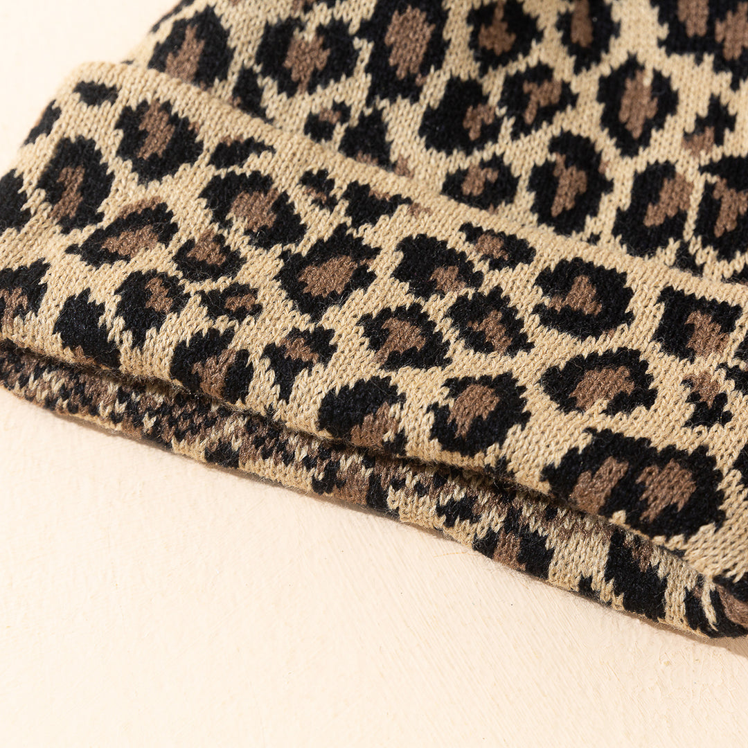 Lucia Leopard Beanie