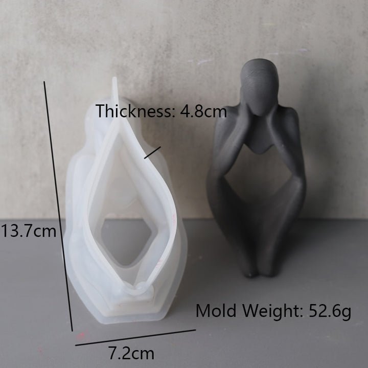 Abstract Human Body Mold