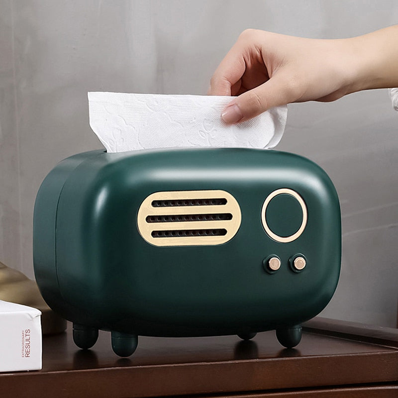 Retro Radio Napkin Case