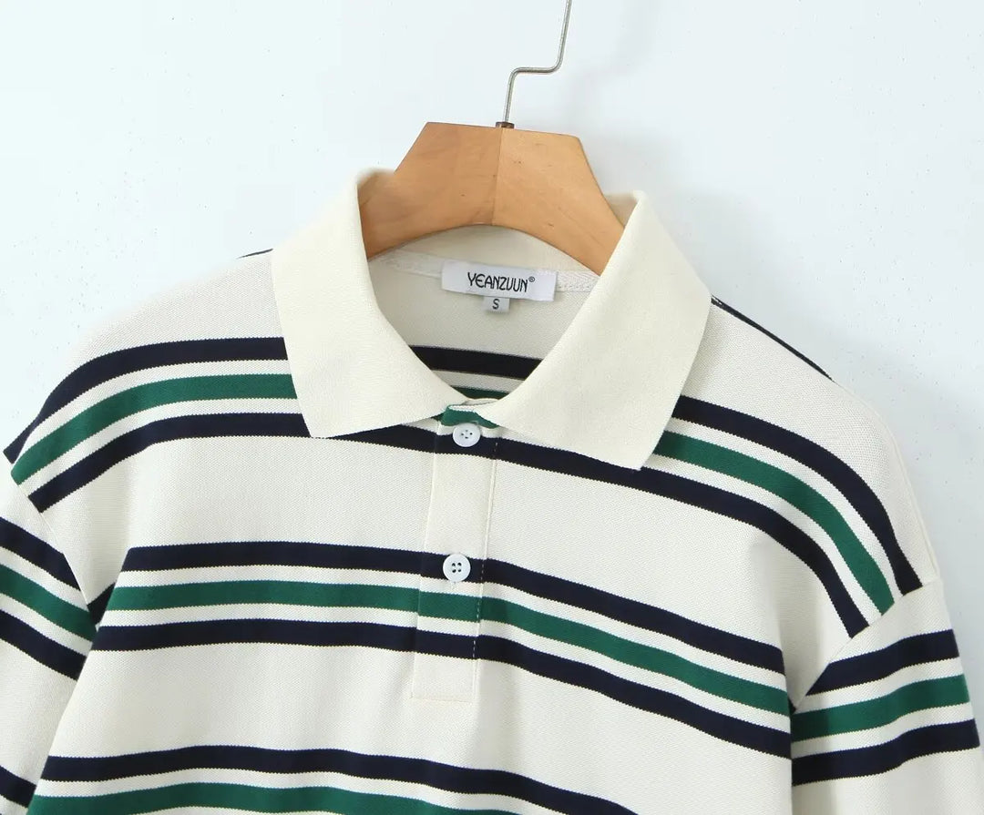 Riviera Striped Polo Shirt
