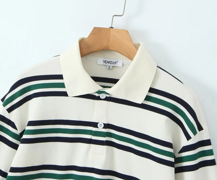 Riviera Striped Polo Shirt