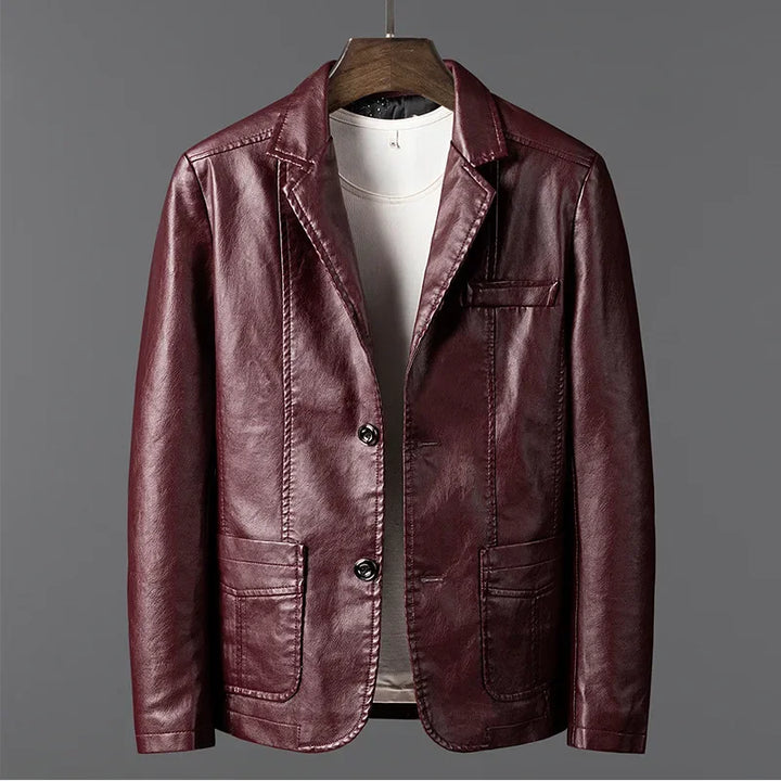 Sullivan Leather Blazer Jacket