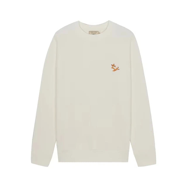 Cozy Embroidered Fleece Sweater