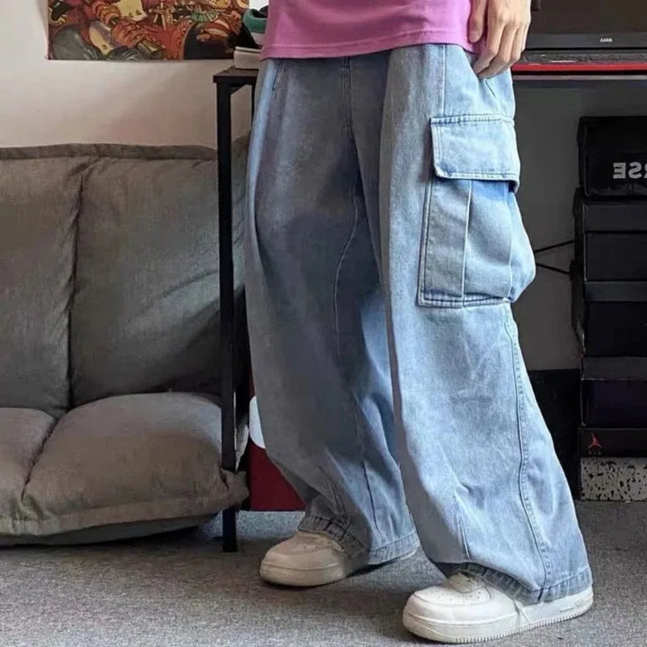 Cargo Denim Pants