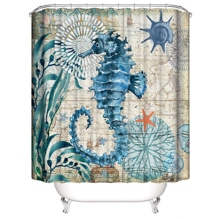 Sea Turtle Shower Curtain