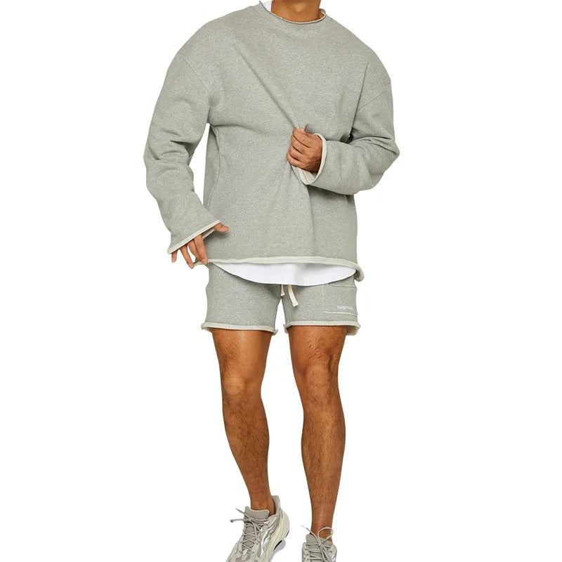 Luxe Leisure Set - Sweater & Shorts Combo