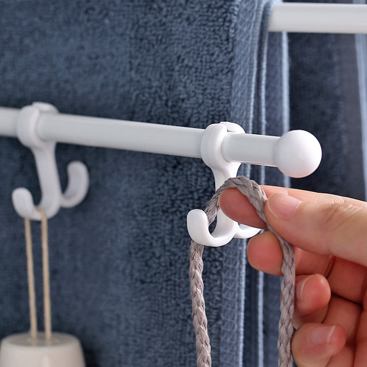 Punch-Free Bathroom Towel Holder