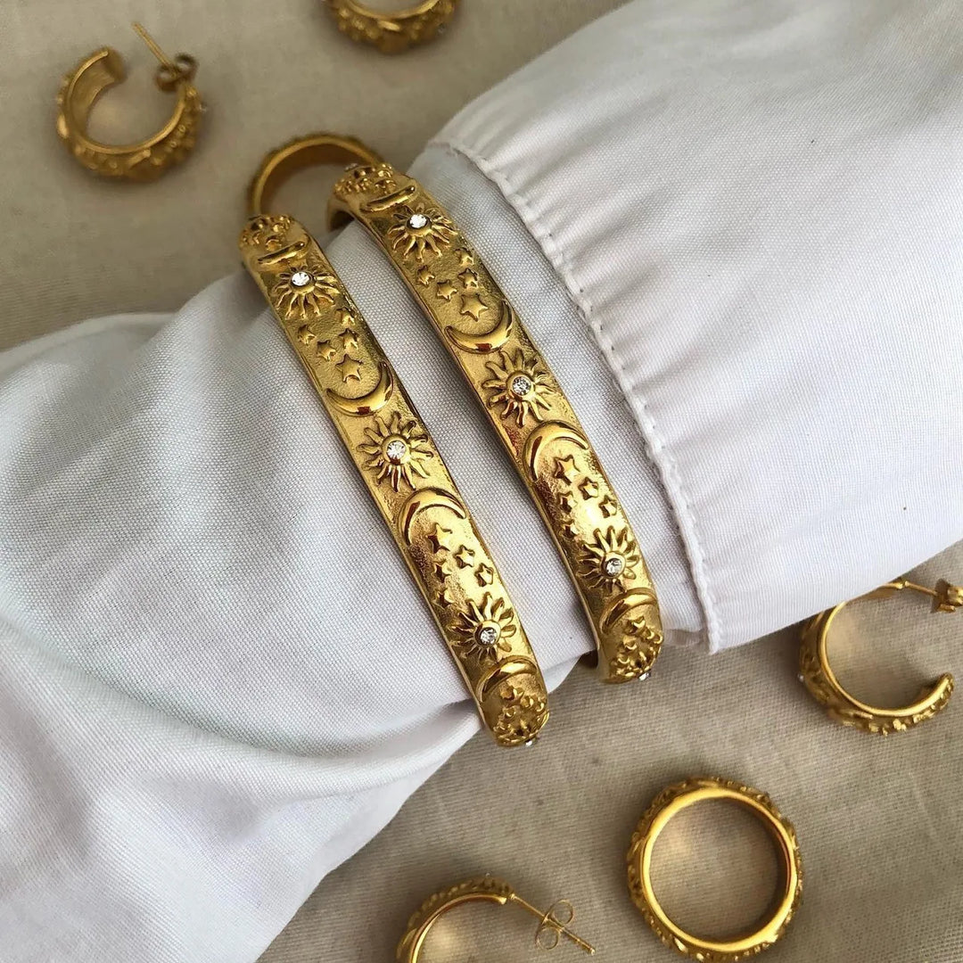 Elegant Gold Bangles