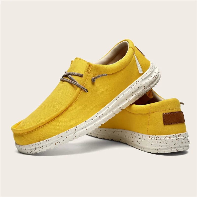 Horizon Breeze Canvas Loafers