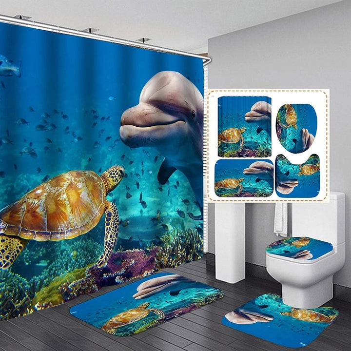 Sea Turtle Shower Curtain