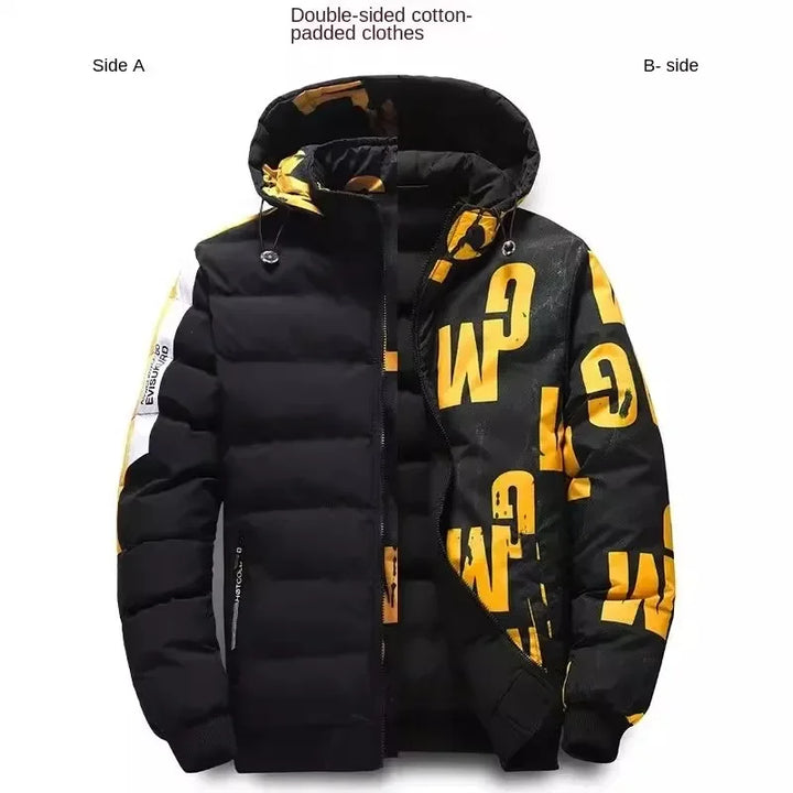 Bold Puffer Jacket with Hood