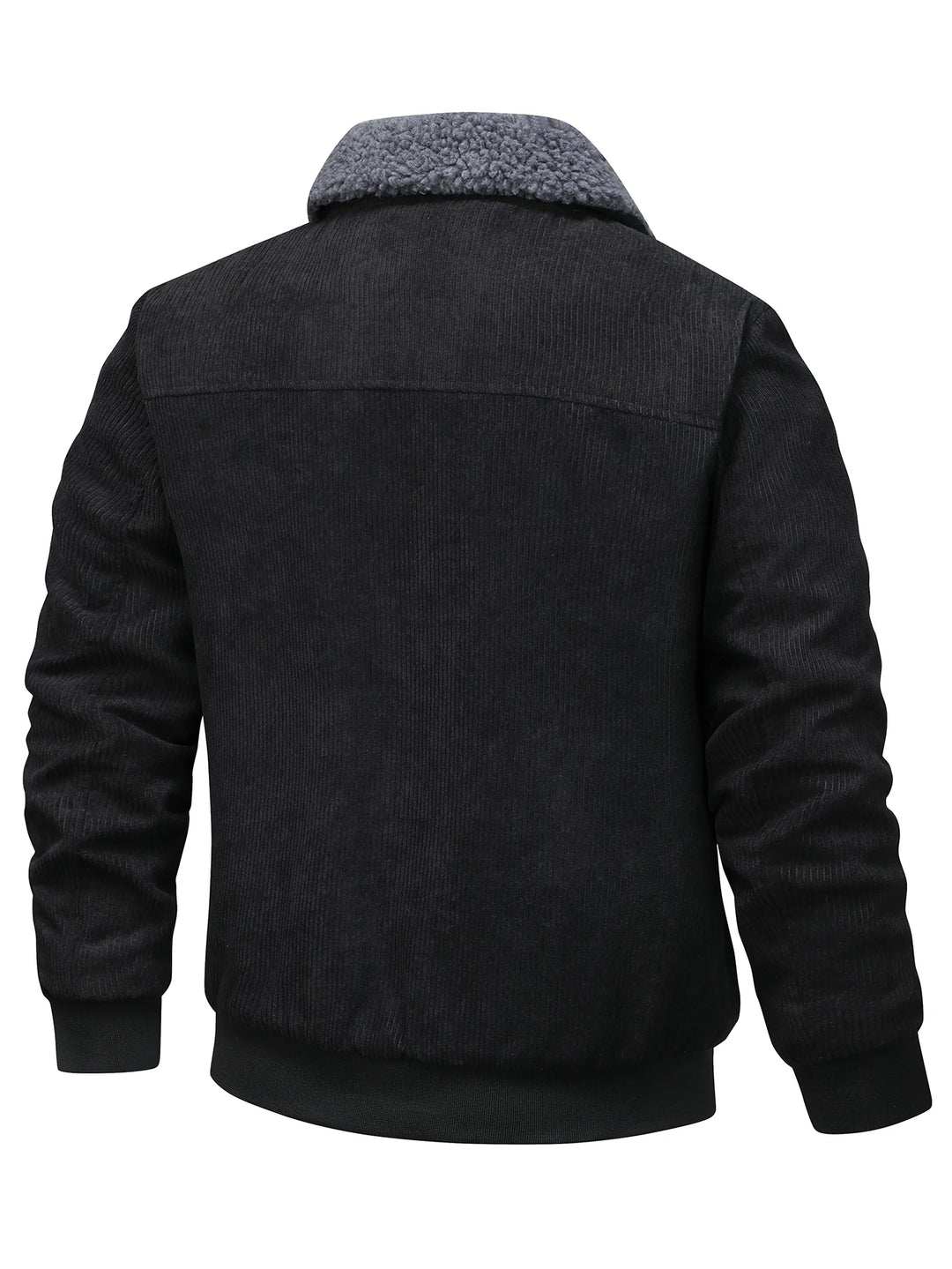 Men's Corduroy Jacket - Fleece Lined Sherpa Collar Jacket