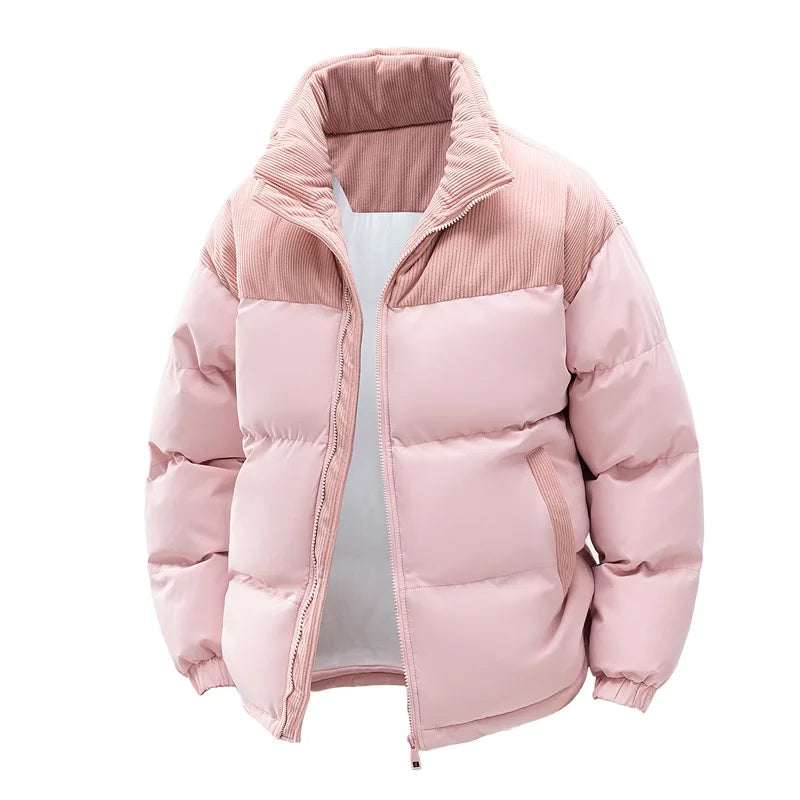 Men's Winter Jacket -Warm Cotton Jacket Fleece Lined