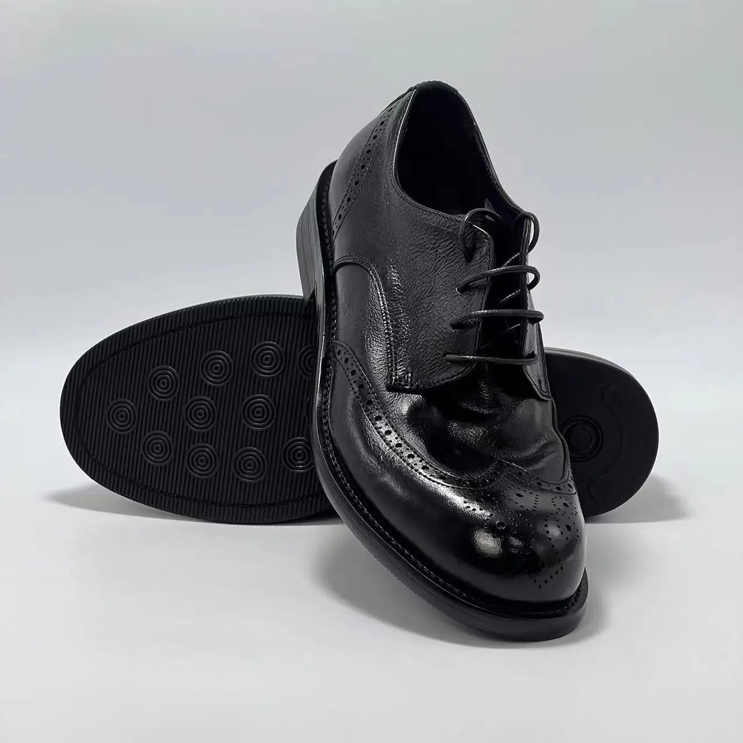 Vintage Cowhide Derby Shoes