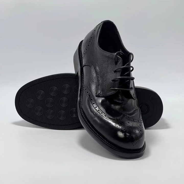 Vintage Cowhide Derby Shoes