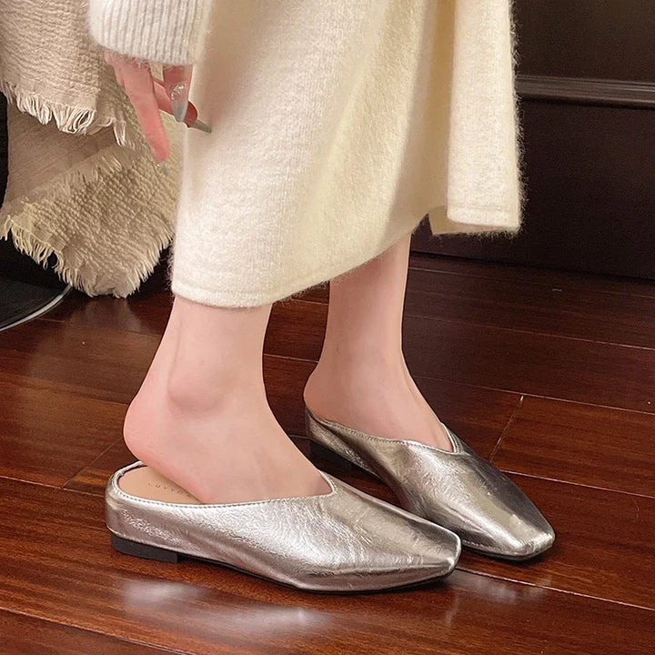 Chiara Leather Flats