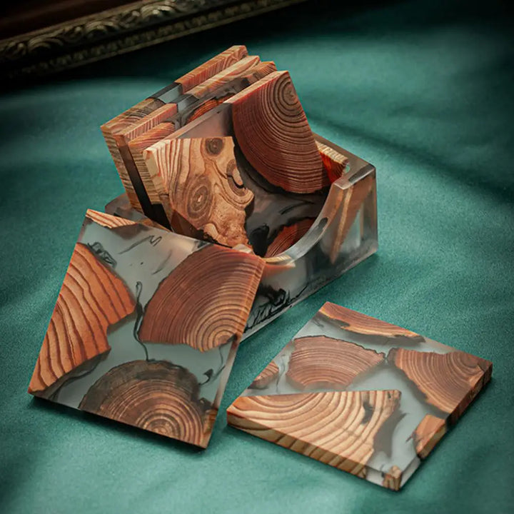 Resin Wood Coasters