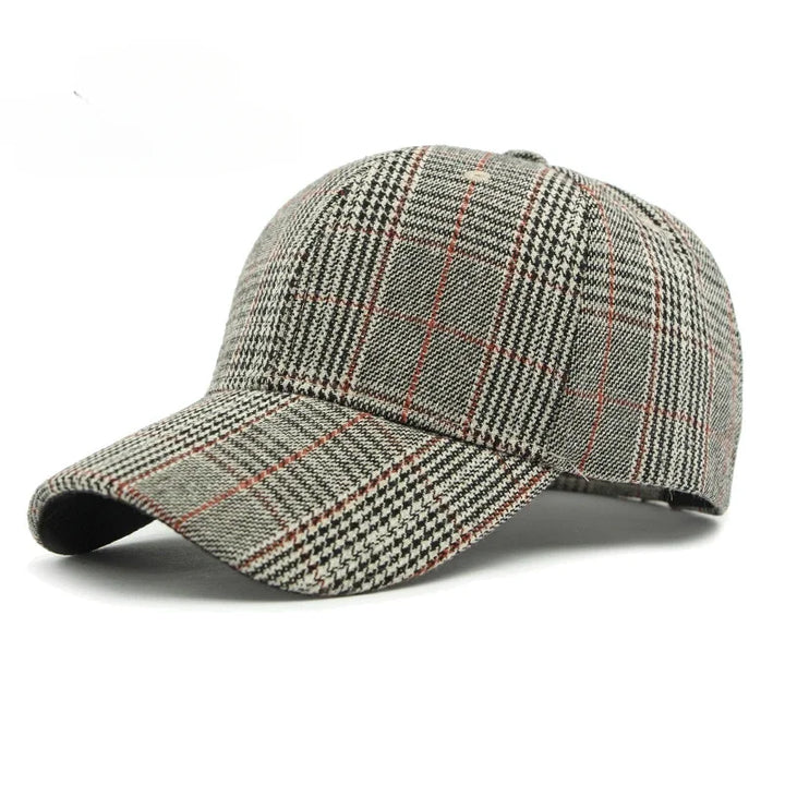 Checker Grid Sunshield Cap