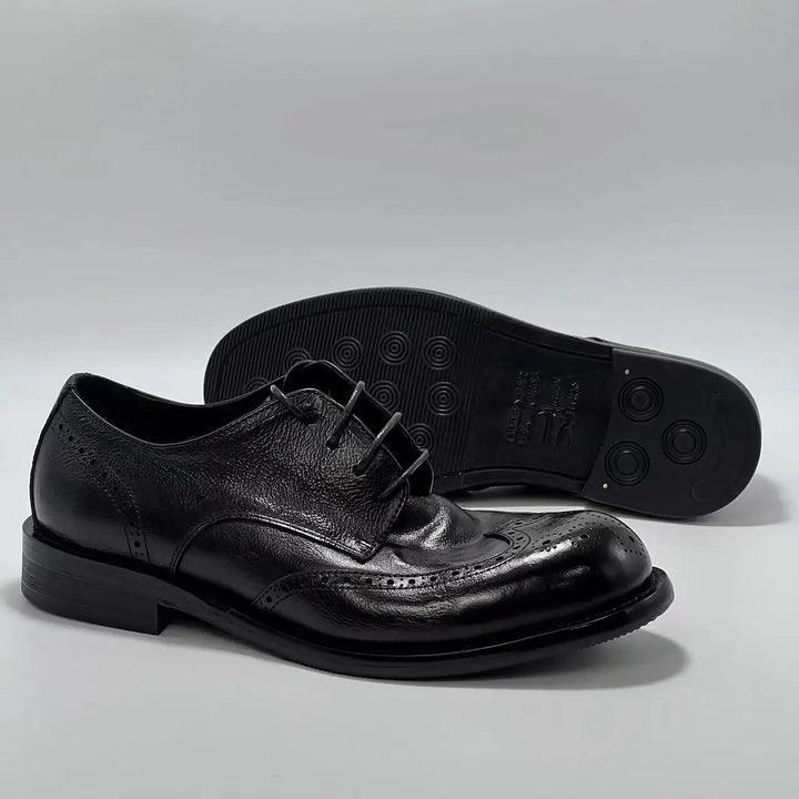 Vintage Cowhide Derby Shoes