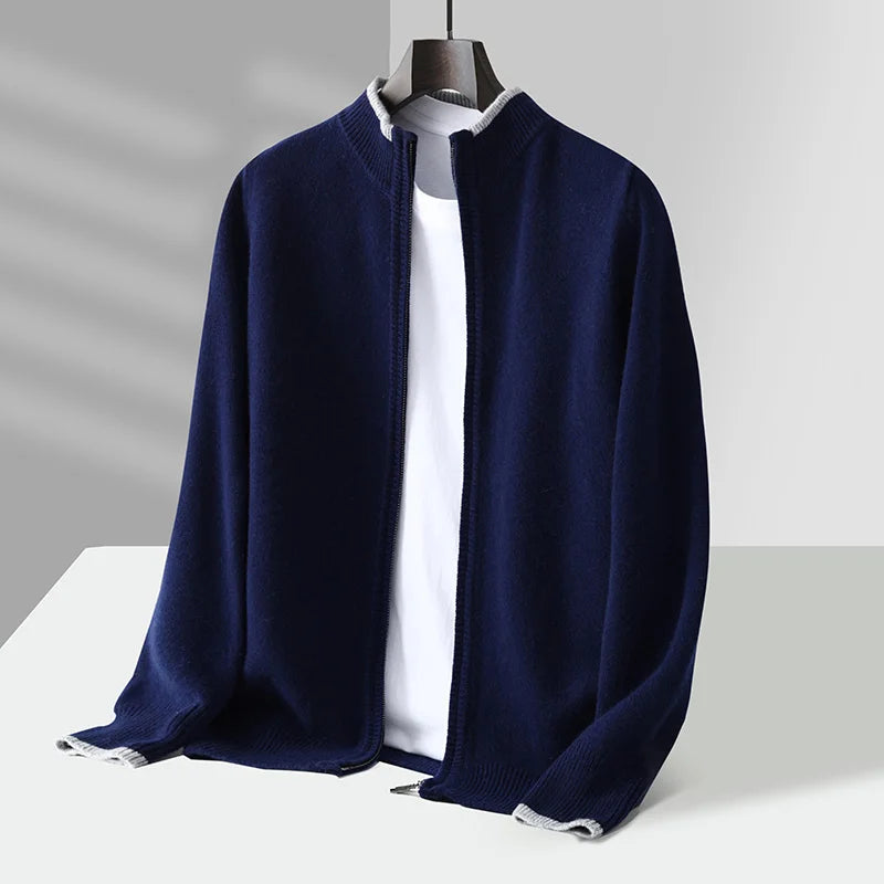 Highland Merino Zip Cardigan